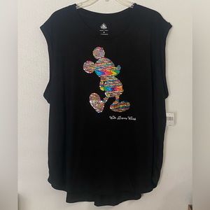 New Disney Mickey Mouse sequin top